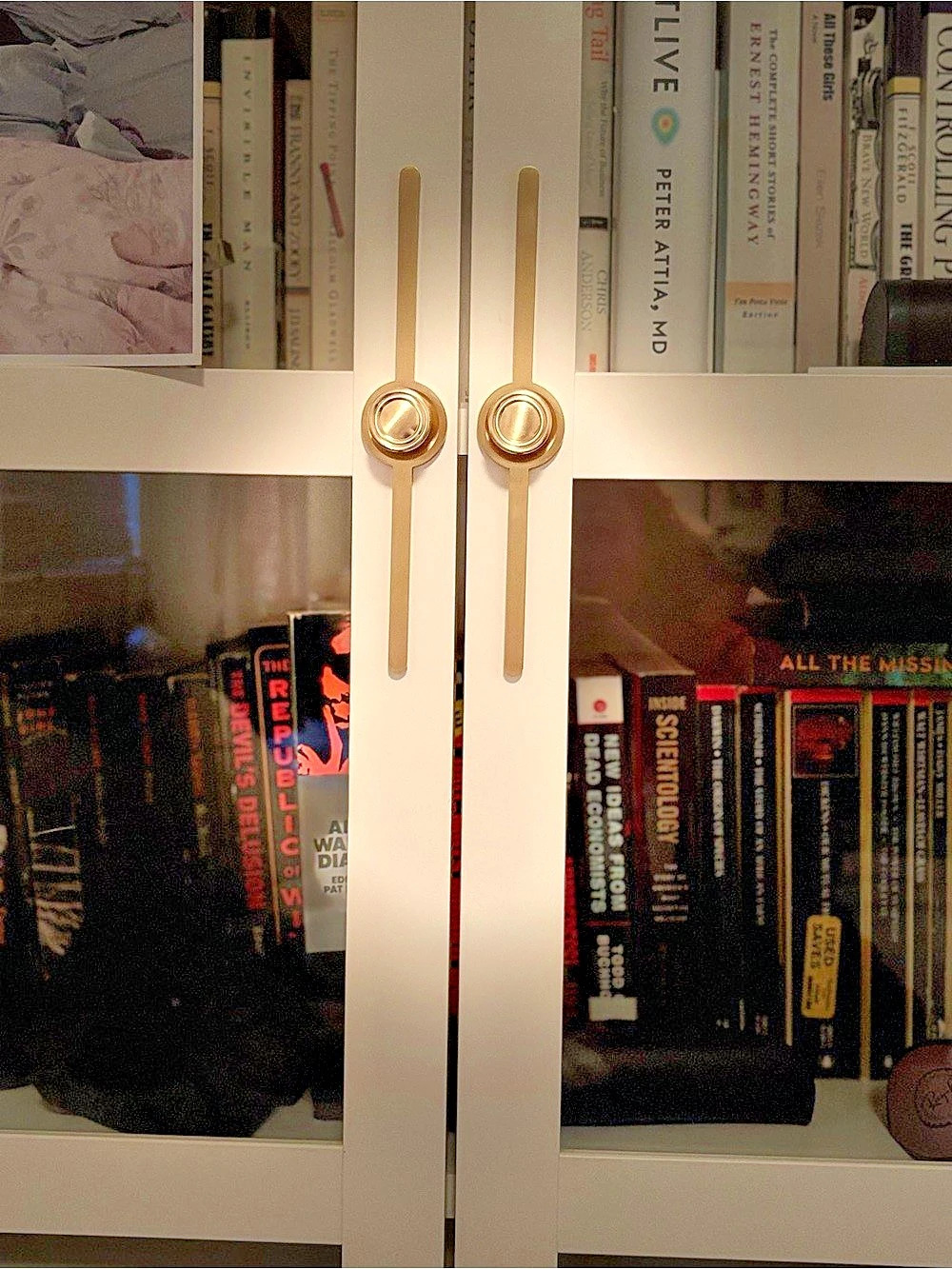 Brushed Brass Gold-Tone Hardware (listing 3) - Picture 4 of 9